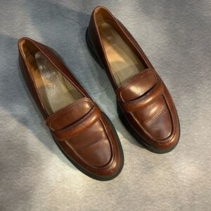 Brown Madewell The Vernon Leather Loafers Size 8